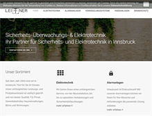 Tablet Screenshot of leitner-gmbh.at